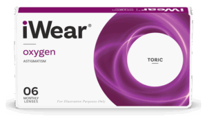 iWear oxygen for Astigmatism contactlenzen